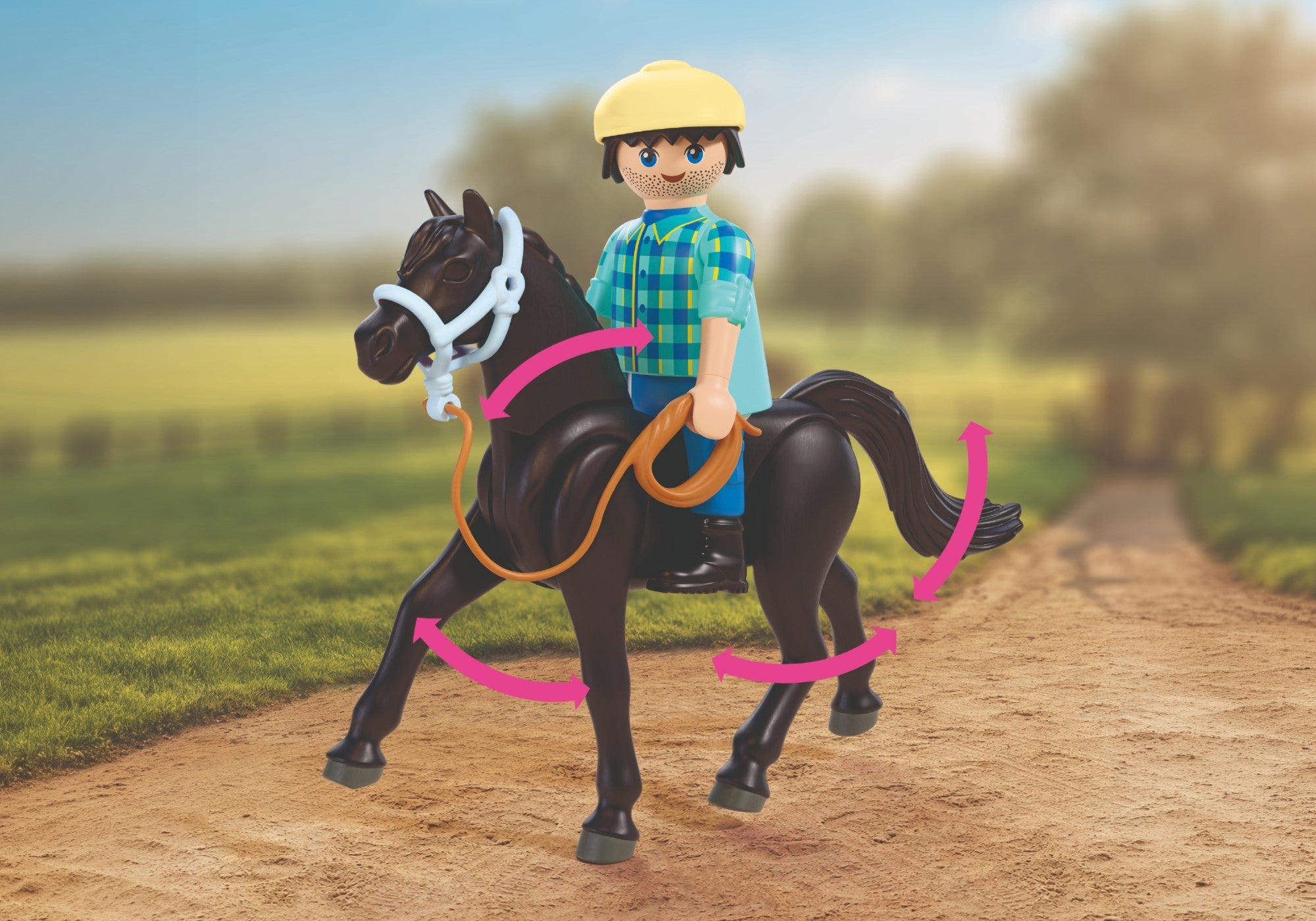 PLAYMOBIL I love horses Kleiner Stall mit Hufschmied 72131 - Bild 4
