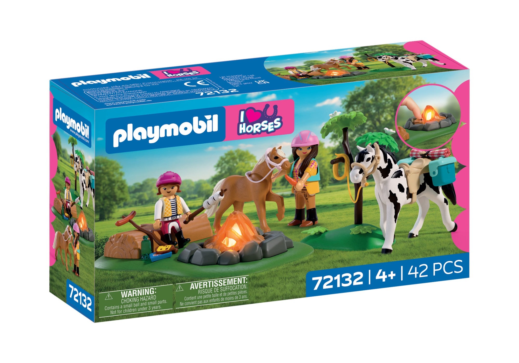 PLAYMOBIL I love horses Reitausflug mit Lagerfeuer 72132 - Bild 1