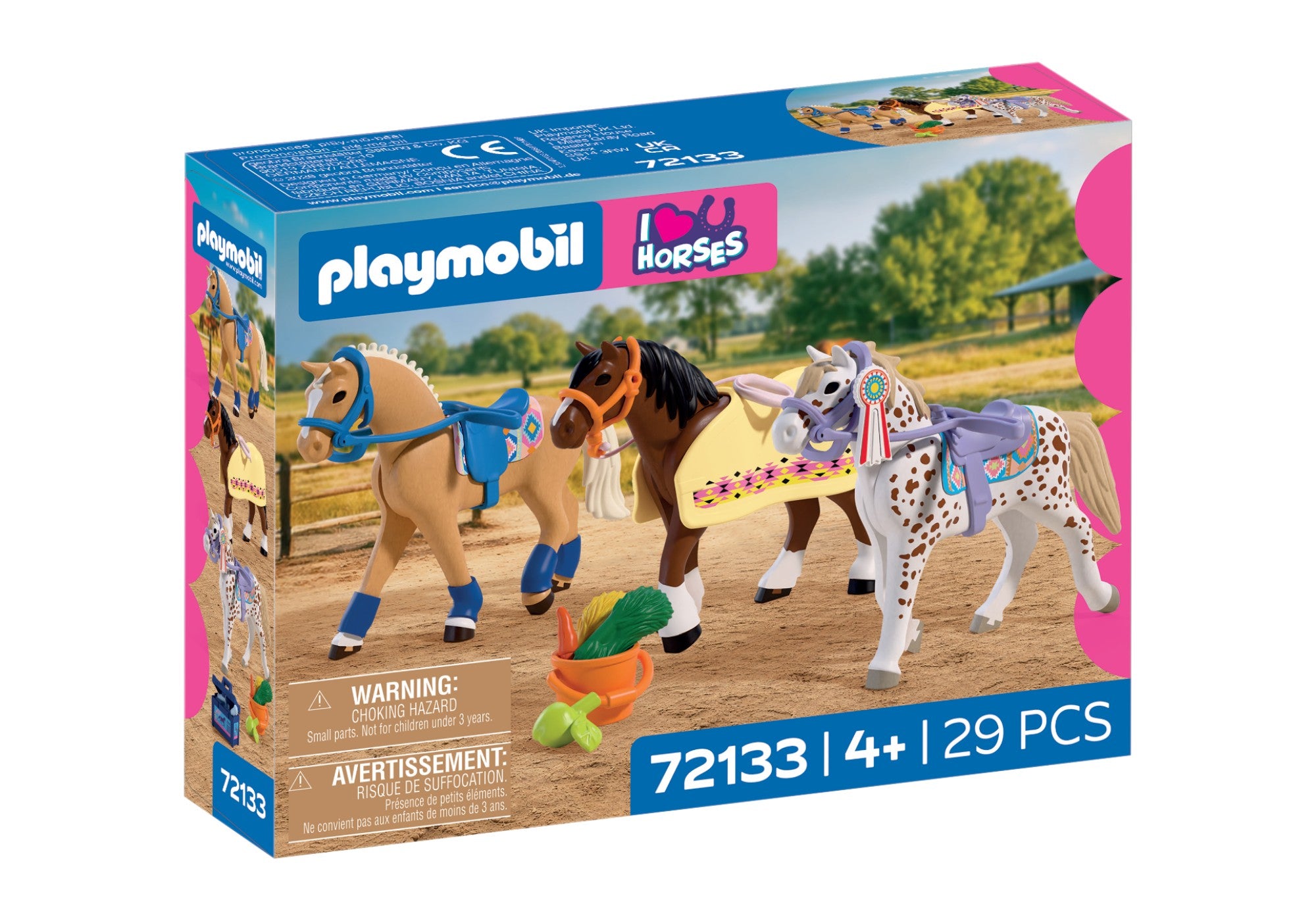 PLAYMOBIL I love horses Drei Sammelpferde 72133 - Bild 1