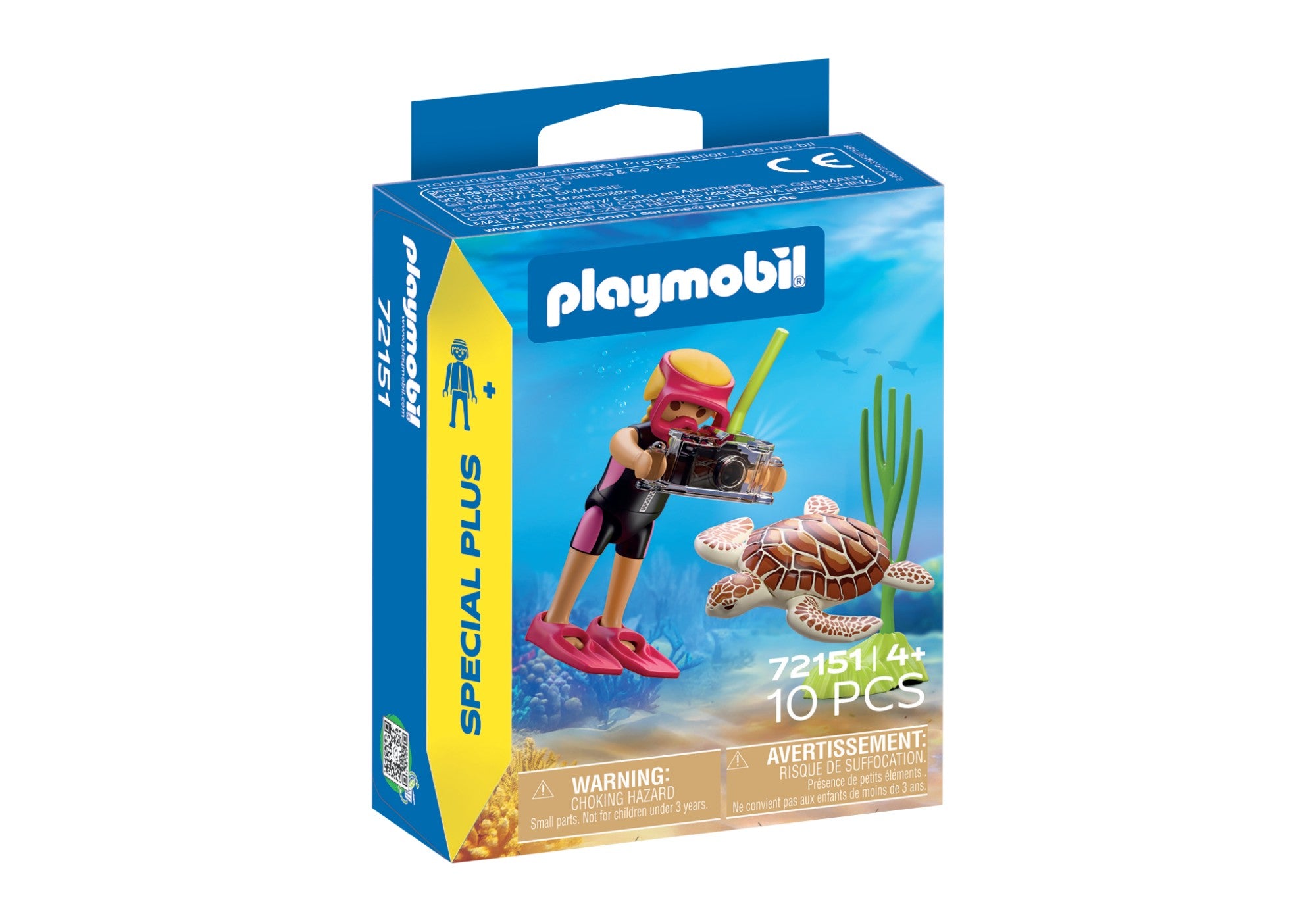 PLAYMOBIL Taucherin mit Schildkröte 72151 - Bild 1