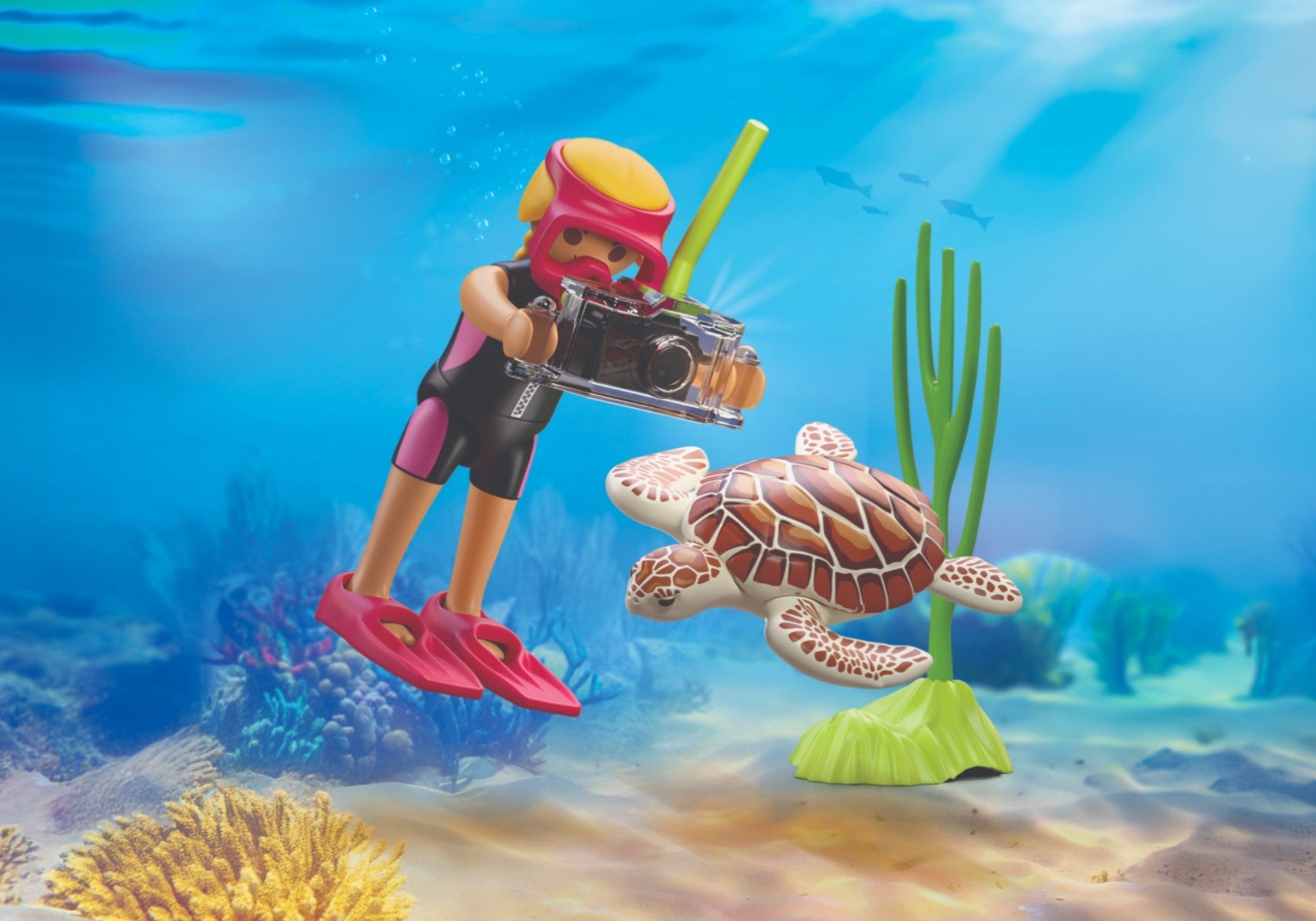 PLAYMOBIL Taucherin mit Schildkröte 72151 - Bild 3