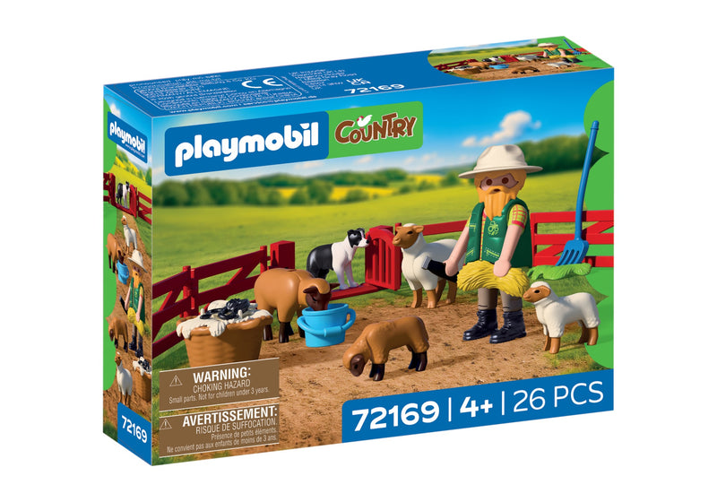 Verpackung PLAYMOBIL Country 72169 Junger Schäfer, 26 Teile, ab 4 Jahren