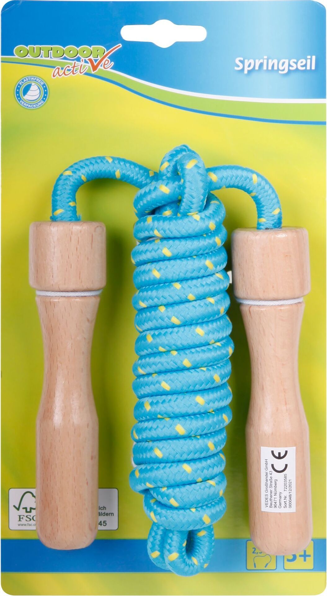 Springseil mit Holzgriff - Bild 2