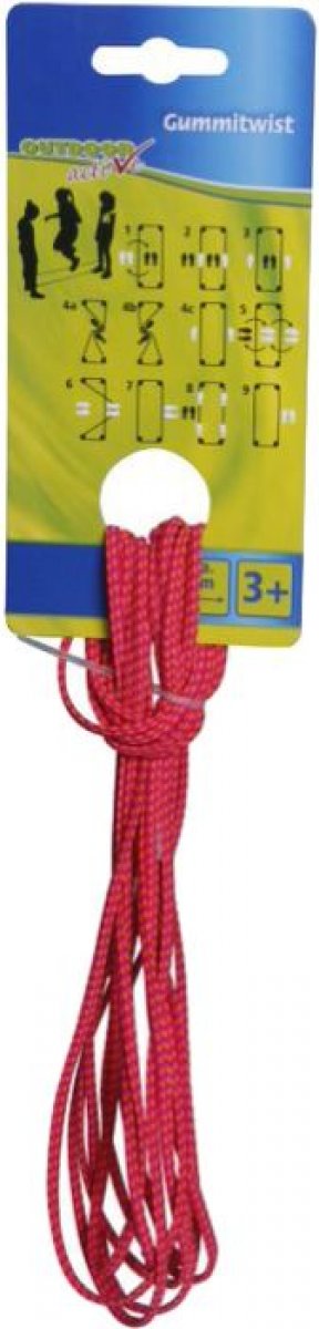 Outdoor active Gummitwist Glitzer 5 pink - Bild 1