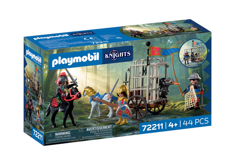 Verpackung des PLAYMOBIL Sets 72211 Drachenentführung aus der Reihe Knights