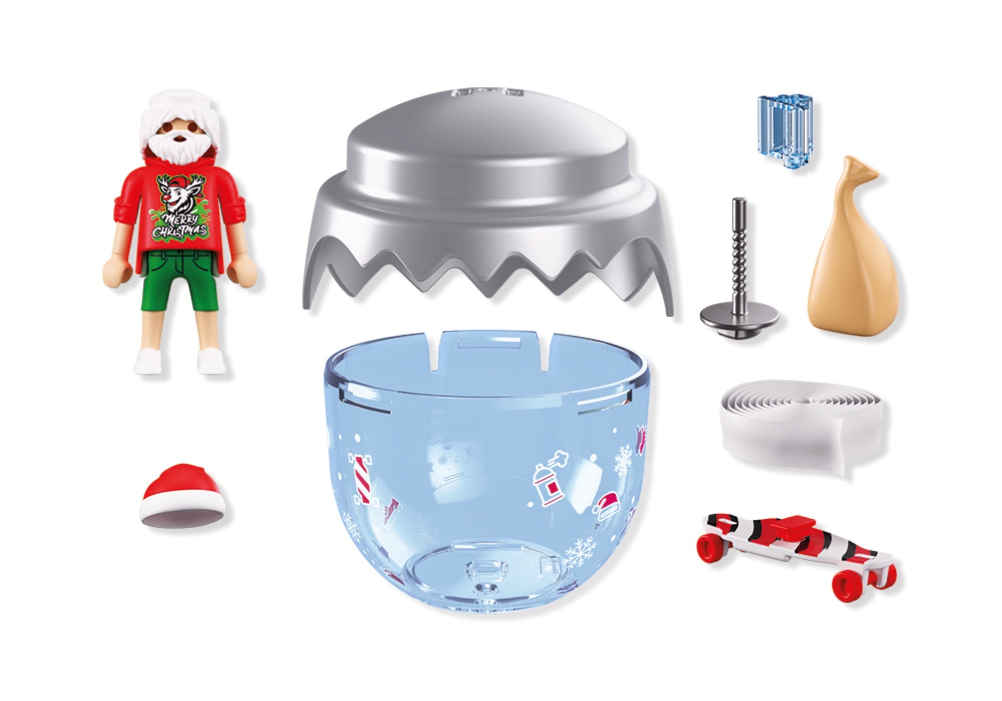 PLAYMOBIL Weihnachtskugel Longboarder 72221 - Bild 5