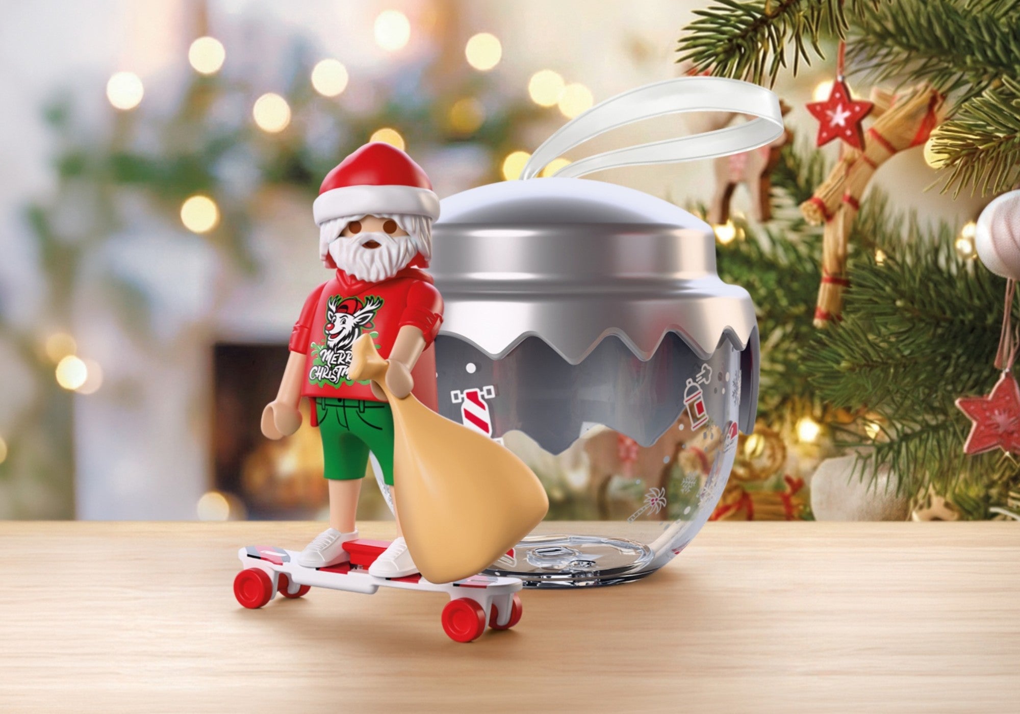 PLAYMOBIL Weihnachtskugel Longboarder 72221 - Bild 3