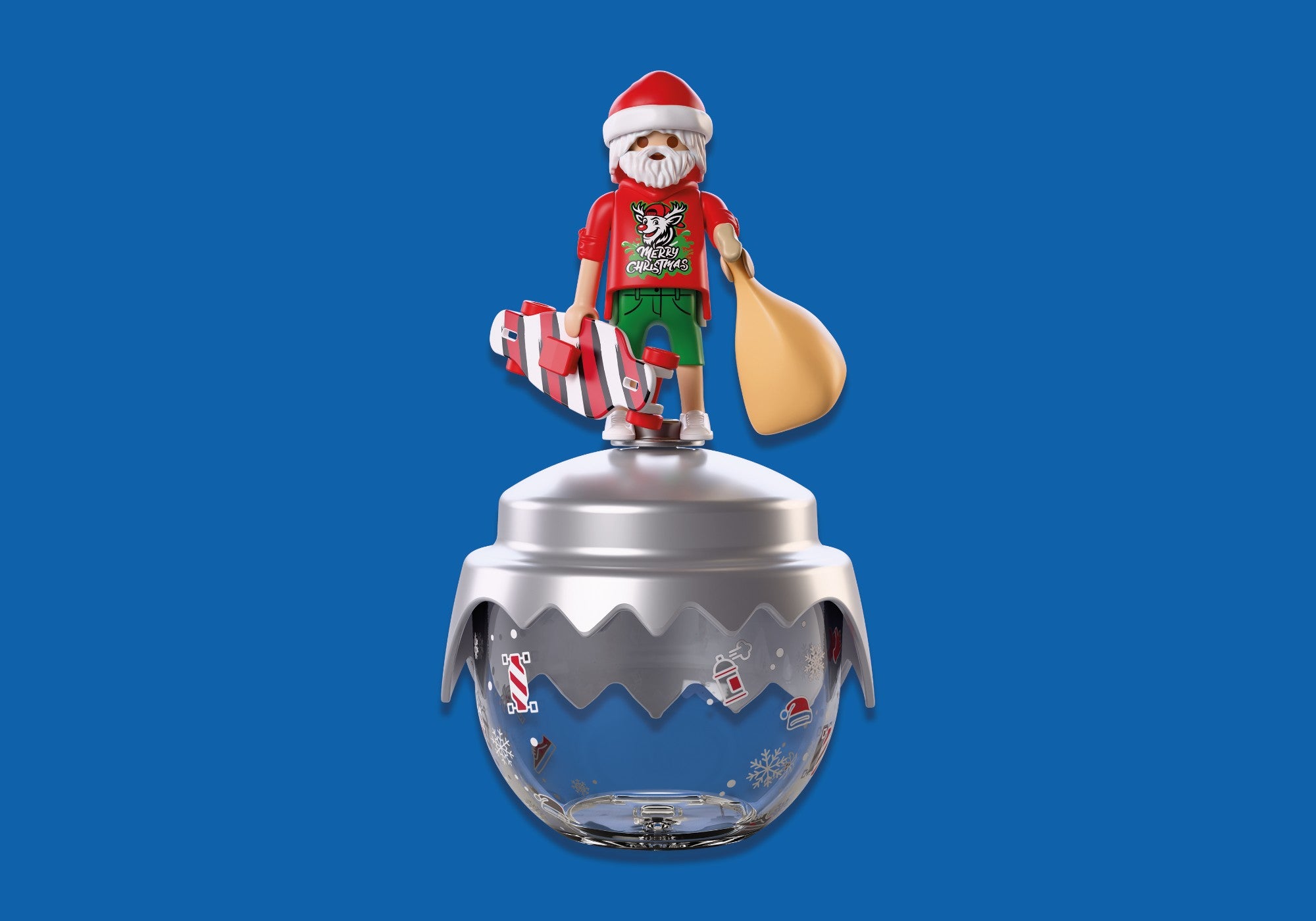 PLAYMOBIL Weihnachtskugel Longboarder 72221 - Bild 4