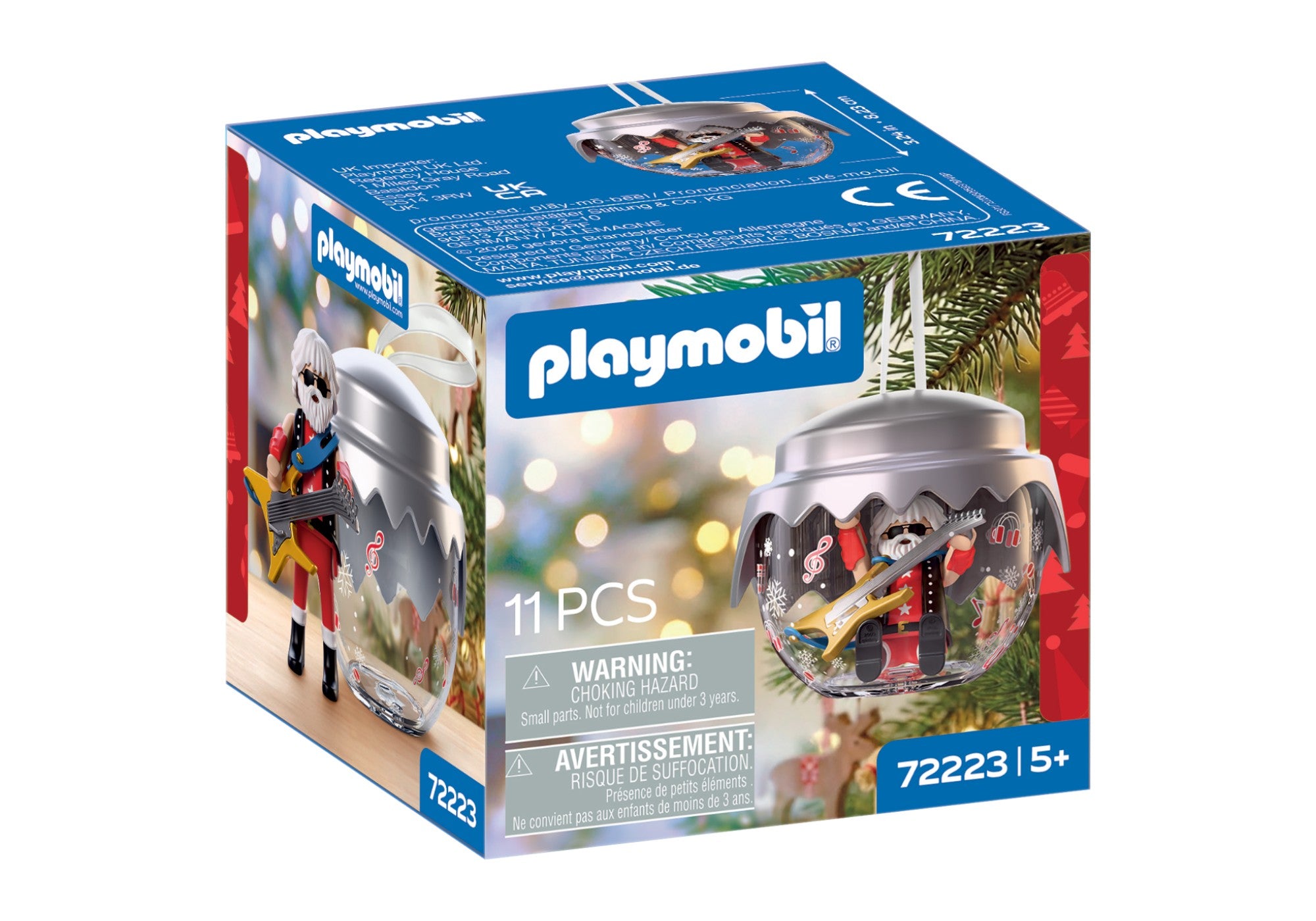 PLAYMOBIL Weihnachtskugel Rockstar 72223 - Bild 1