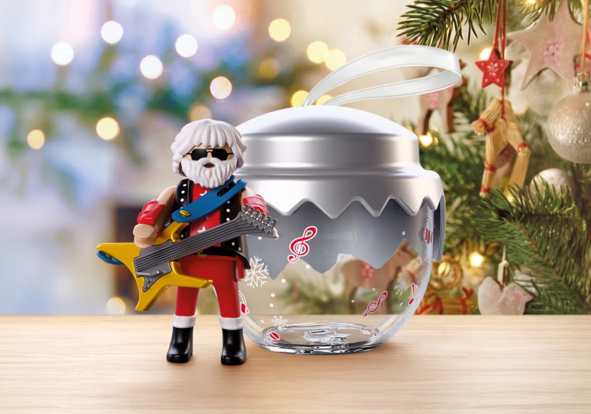 PLAYMOBIL Weihnachtskugel Rockstar 72223 - Bild 3