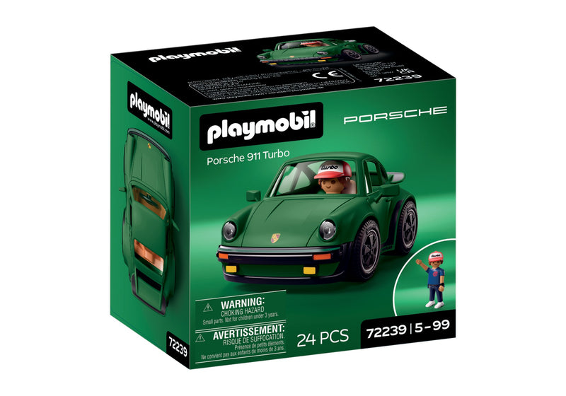 Verpackung des PLAYMOBIL Sets 72239 Porsche 911 Turbo in Grün