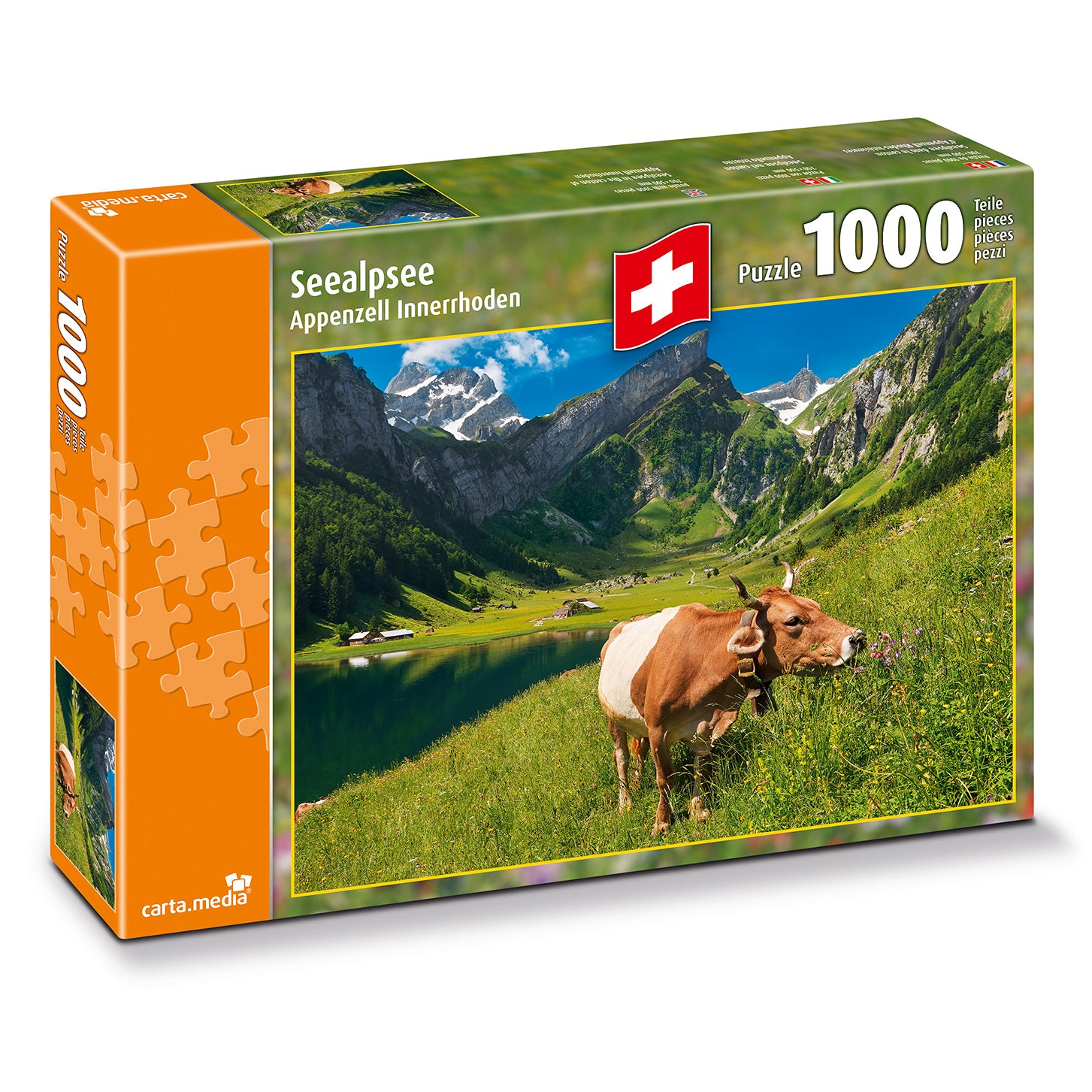Puzzle 1000 Teile Seealpsee Appenzell Innerrhoden - Bild 1