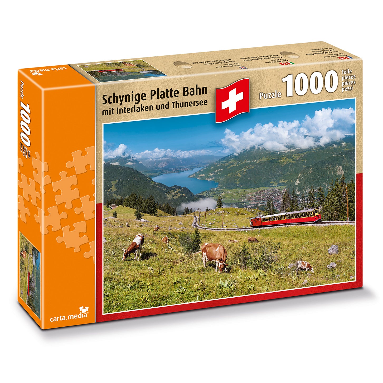 Puzzle 1000 Teile Schynige Platte Bahn - Bild 1