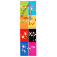 Wunderkerze Zahl 4