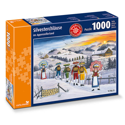 Puzzle 1000 Teile Silvesterchläuse im Appenzellerland