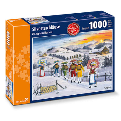 Puzzle 1000 Teile Silvesterchläuse im Appenzellerland