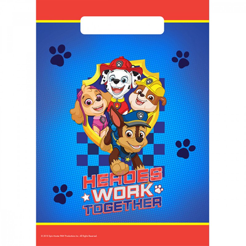 Paw Patrol 8 Partybeutel - Bild 1