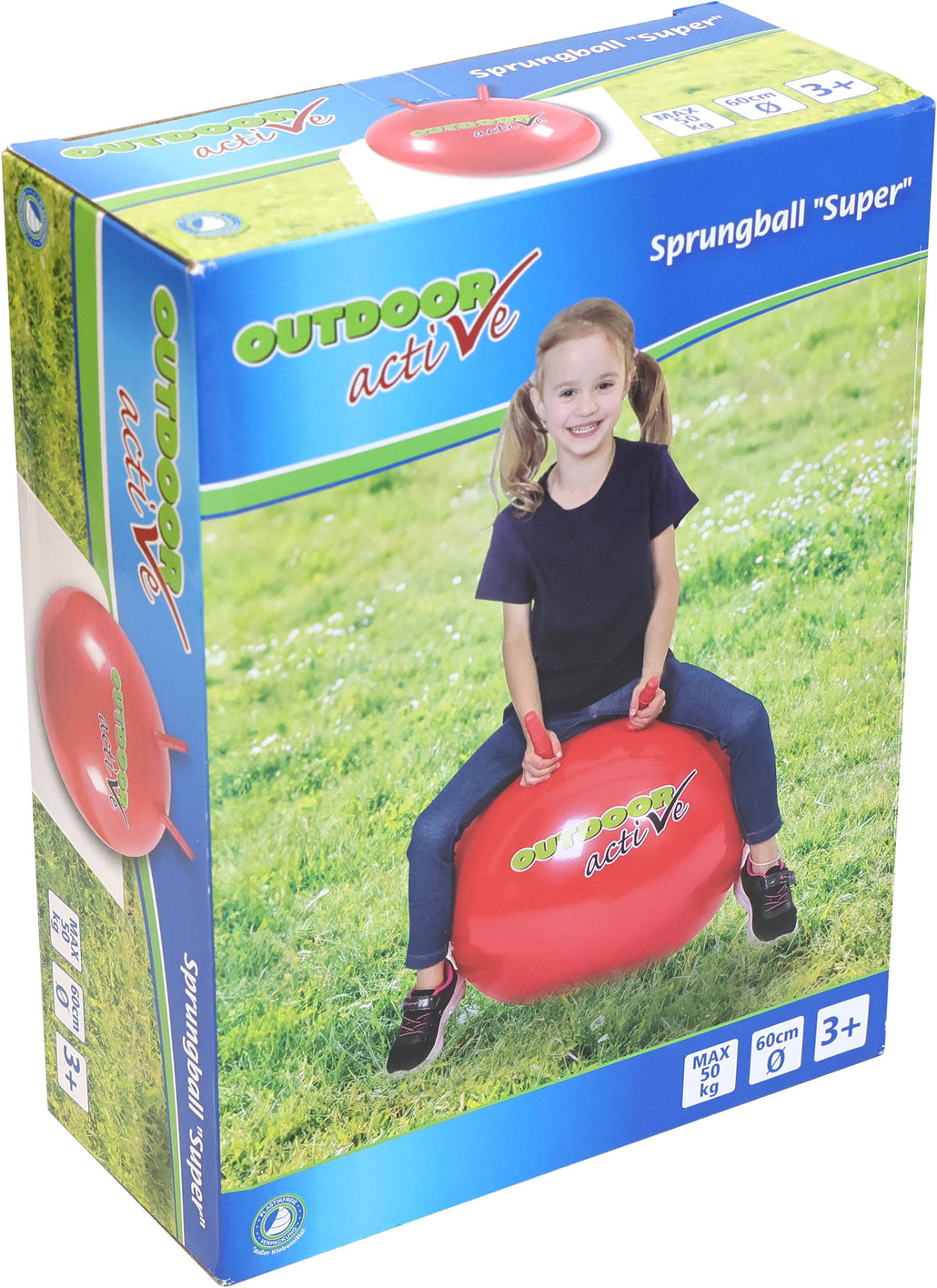 Outdoor Active Hüpfball rot 60cm