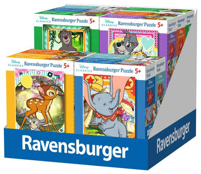 Verkaufsdisplay Disney Mini-Puzzles mit mehreren Motiven