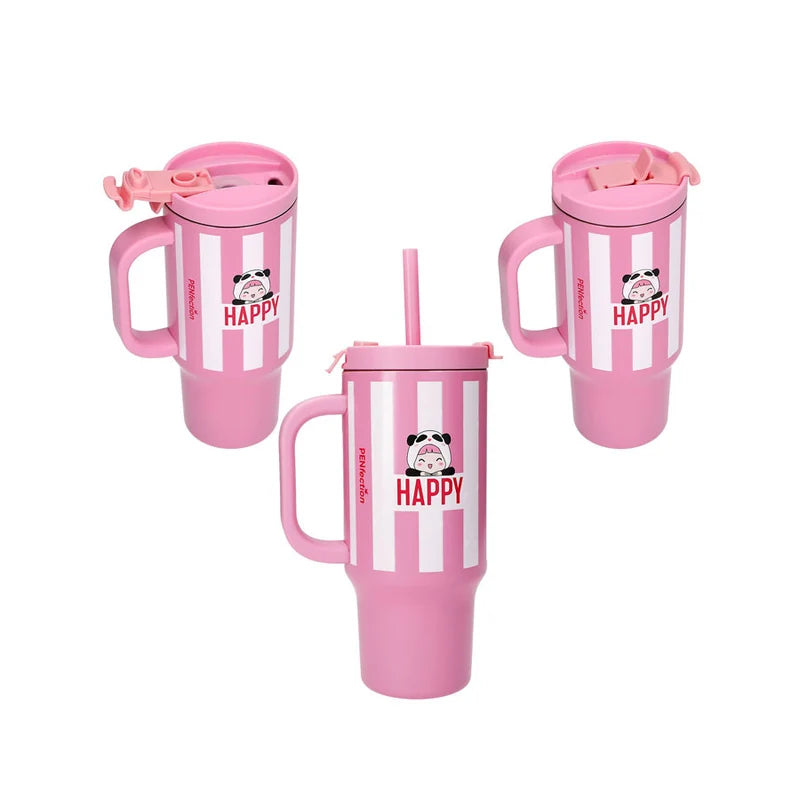 Thermobecher Happy Penfection 3 rosa - Bild 1