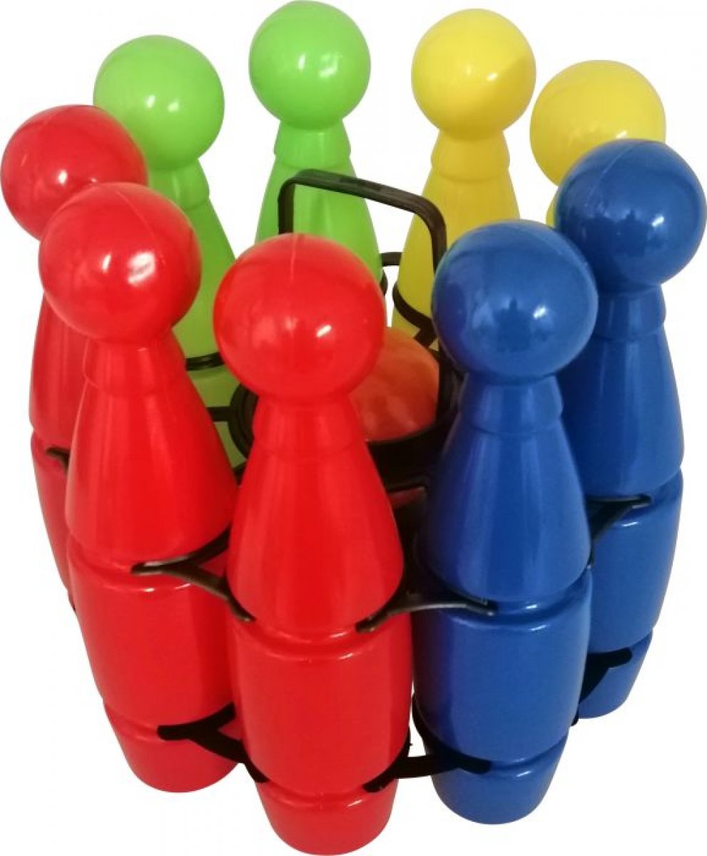 Kegelspiel Kunststoff 9 Kegel - Bild 1