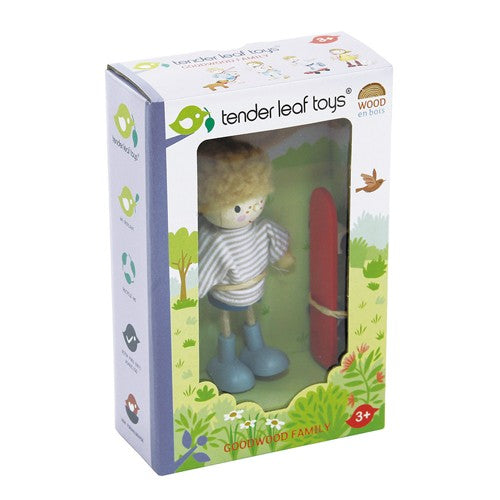 Tender Leaf Toys Eduard mit Skateboard - Bild 2
