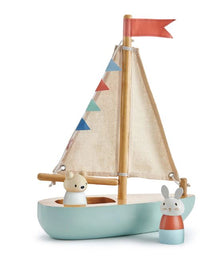Tender Leaf Toys Segelboot