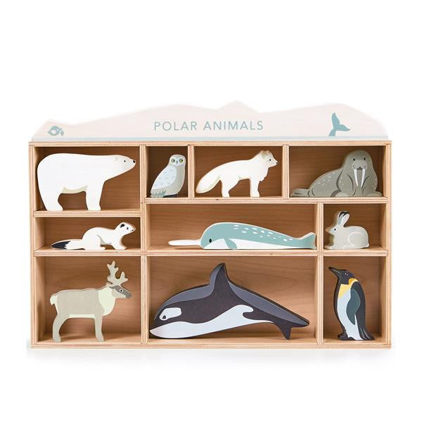Tender Leaf Toys Holz-Display mit Polartieren - Bild 1