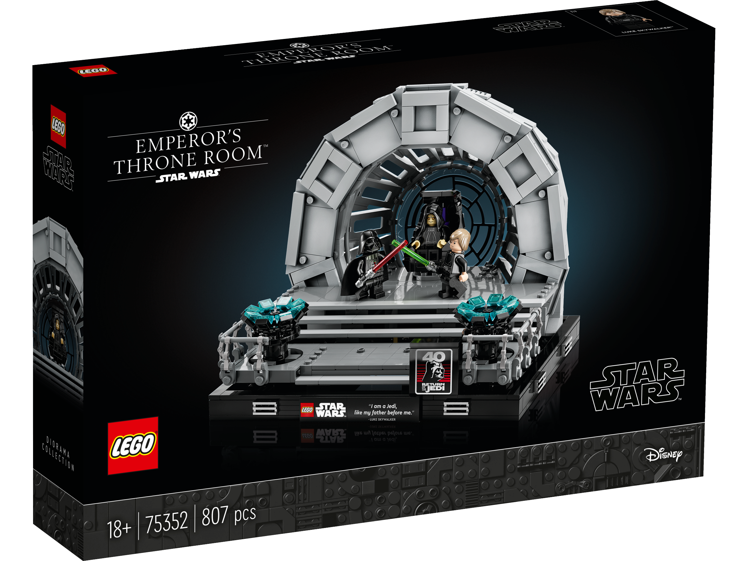 LEGO Star Wars™ Thronsaal des Imperators™ – Diorama 75352 - Bild 1