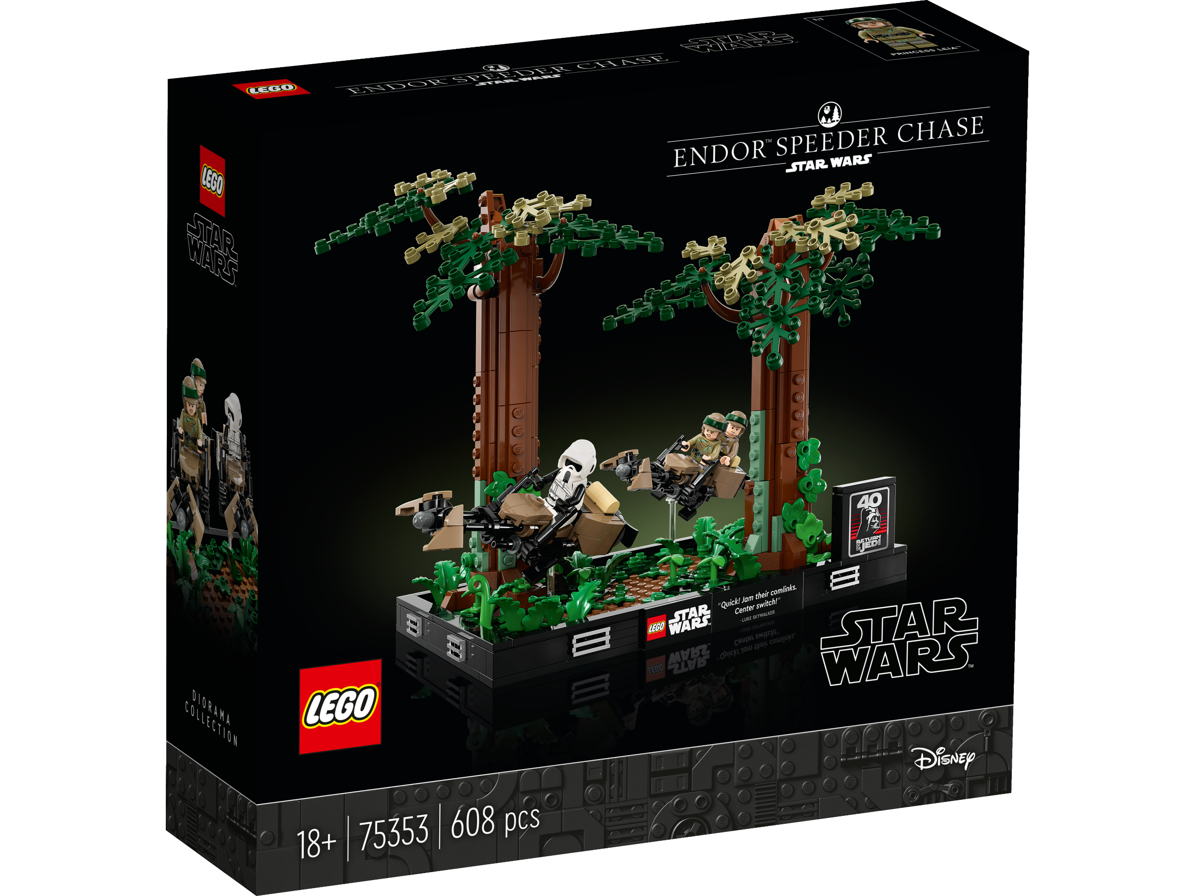 LEGO® Star Wars™ Verfolgungsjagd auf Endor™ – Diorama 75353 - Bild 1