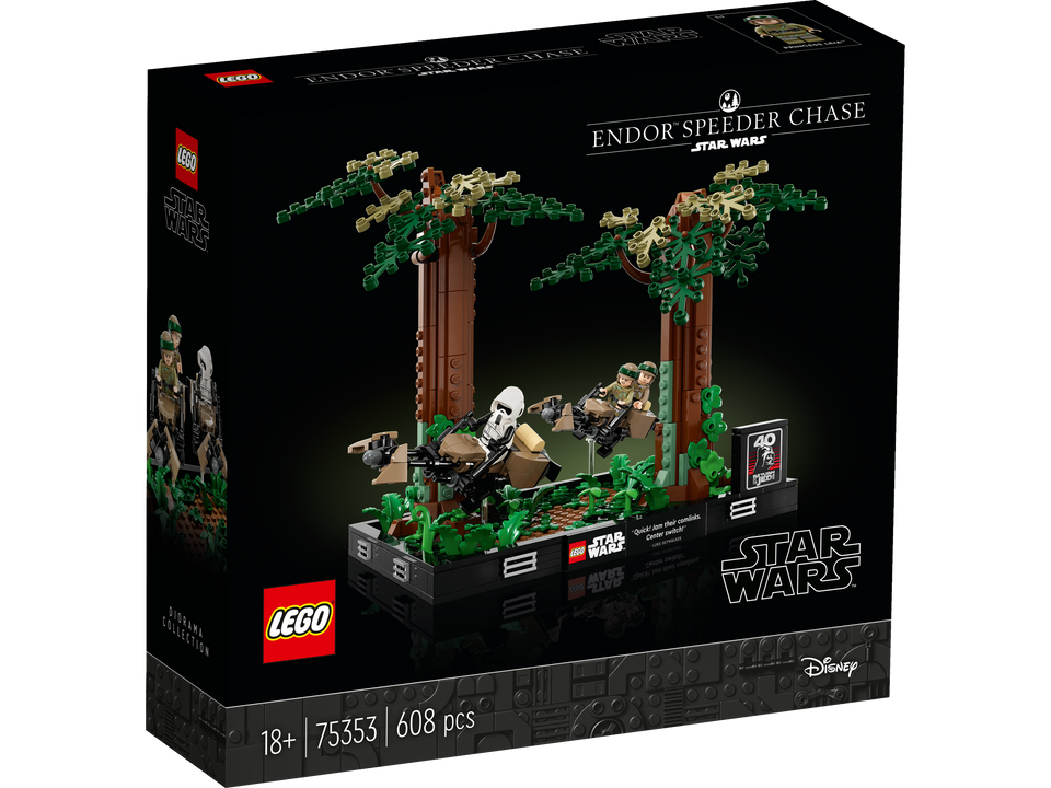 LEGO® Star Wars™ Verfolgungsjagd auf Endor™ – Diorama 75353