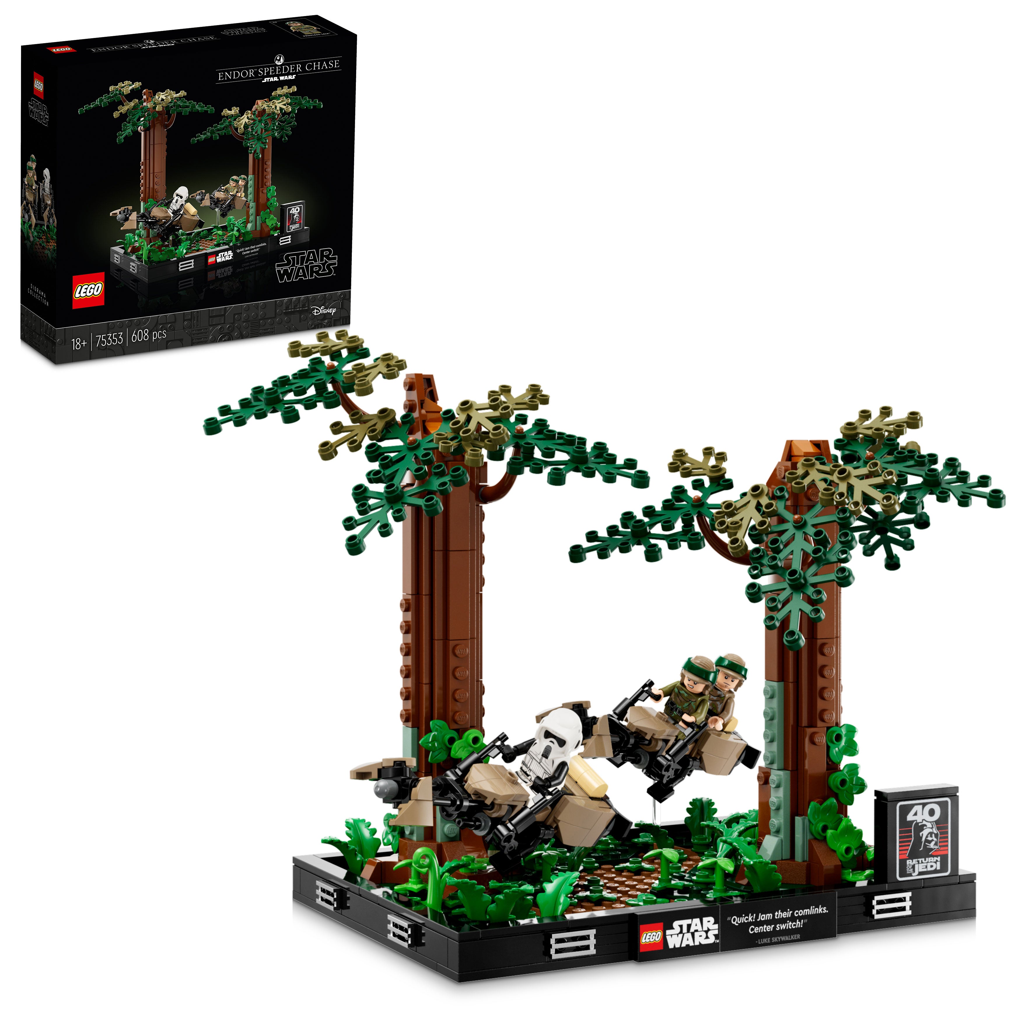 LEGO® Star Wars™ Verfolgungsjagd auf Endor™ – Diorama 75353 - Bild 4