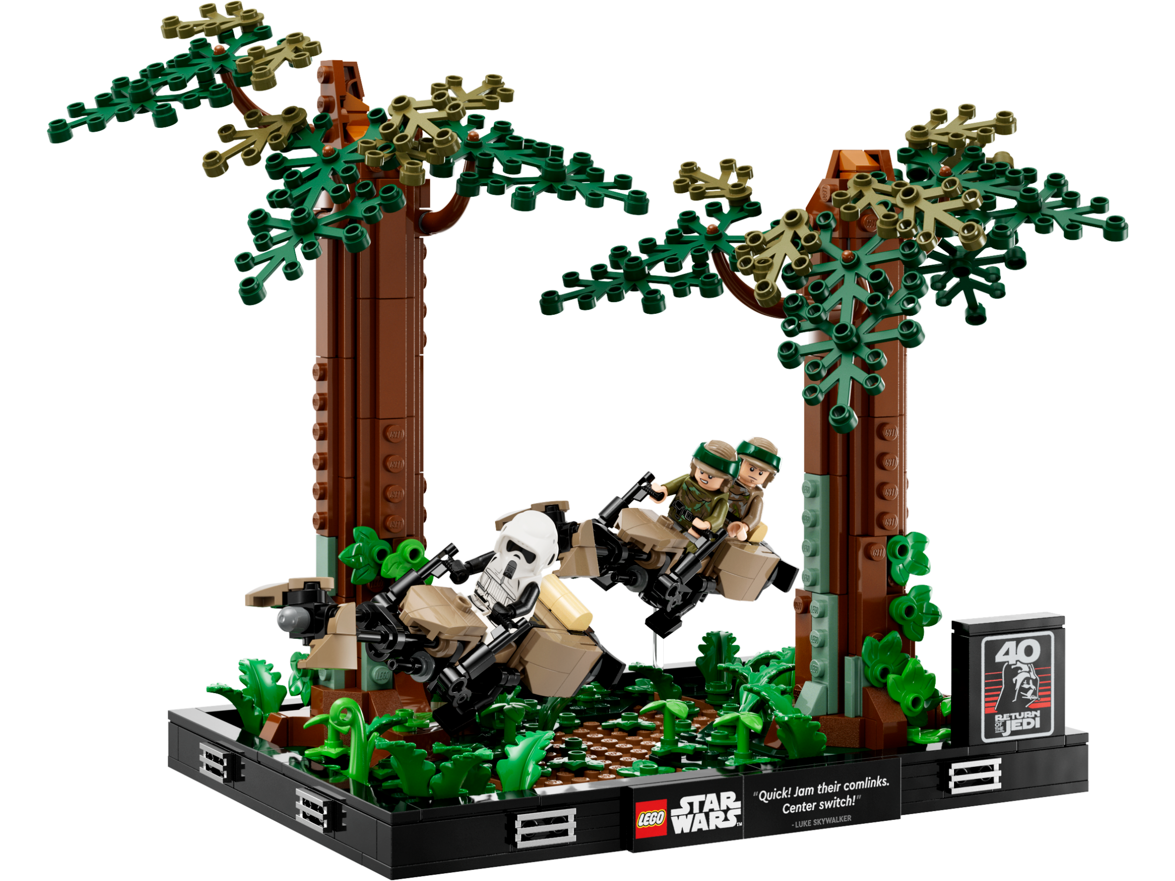 LEGO® Star Wars™ Verfolgungsjagd auf Endor™ – Diorama 75353 - Bild 2