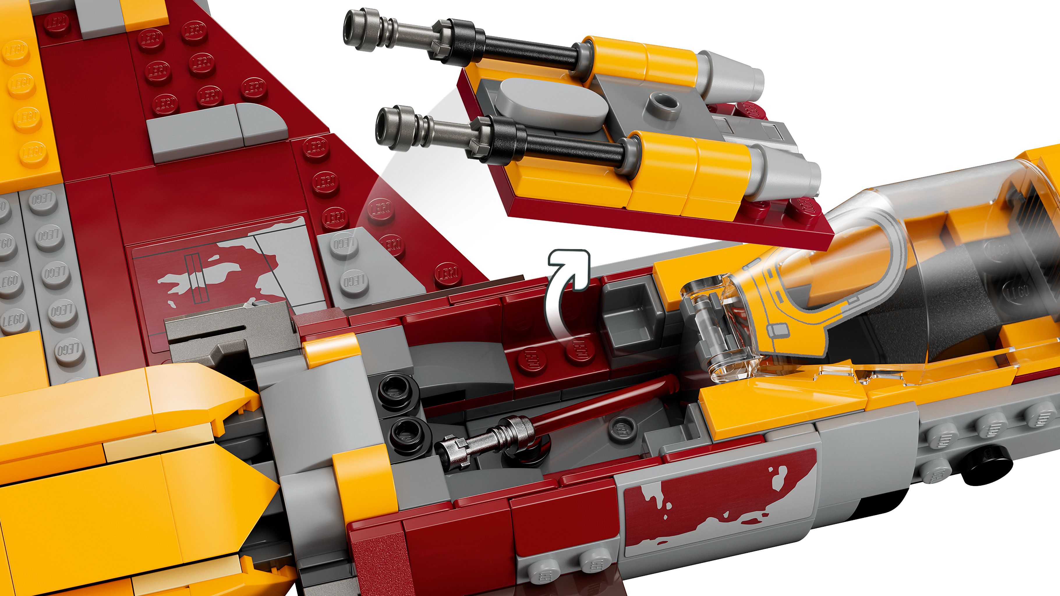 LEGO Star Wars™ New Republic E-Wing™ vs. Shin Hatis Starfighter™ 75364 - Bild 7