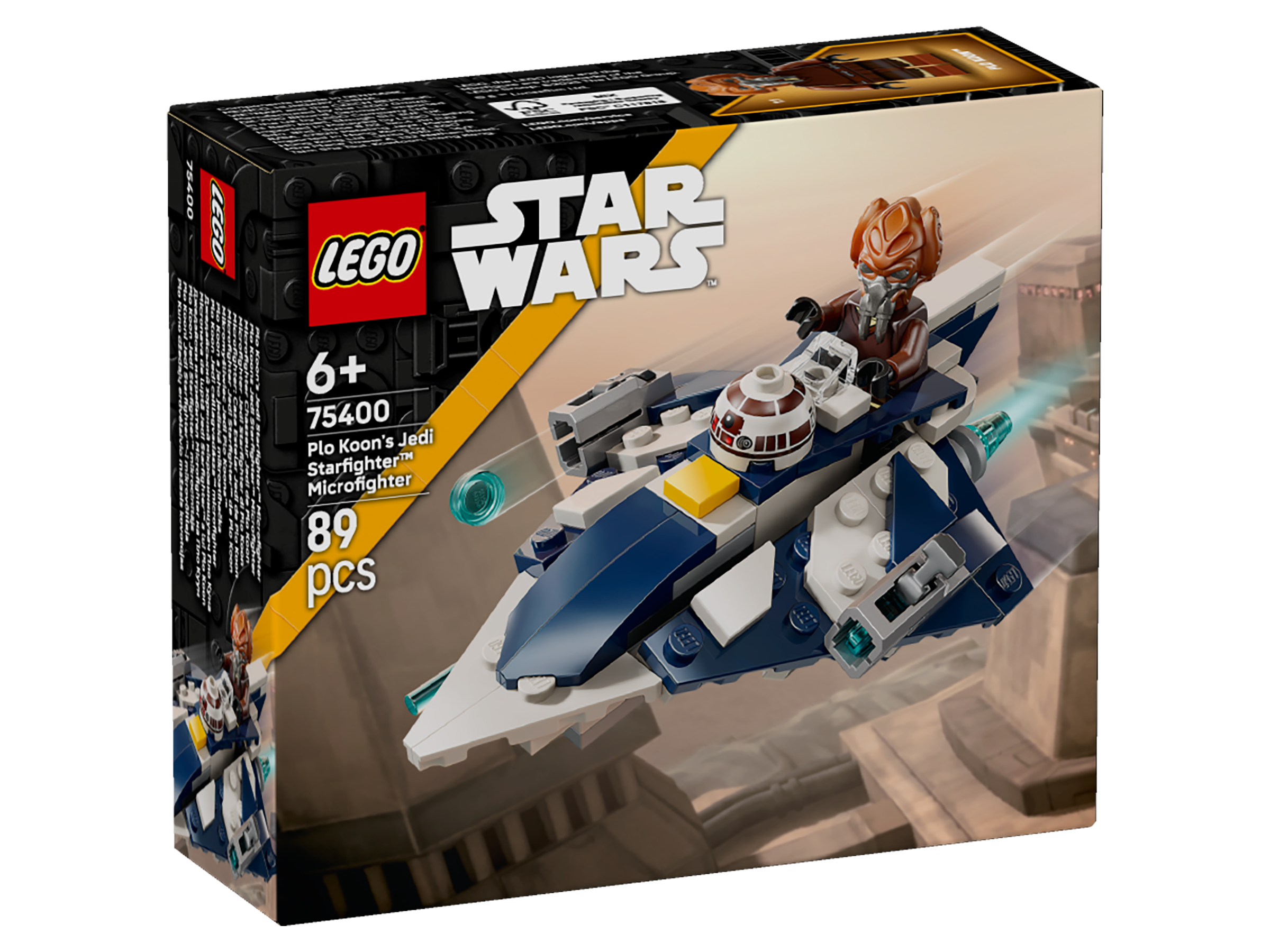 LEGO Star Wars™ Plo Koons Jedi Starfighter™ Microfighter 75400 - Bild 1