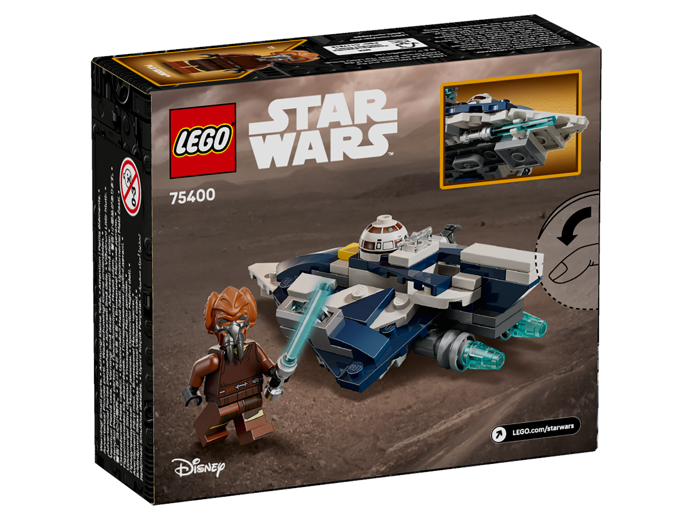 LEGO Star Wars™ Plo Koons Jedi Starfighter™ Microfighter 75400 - Bild 7