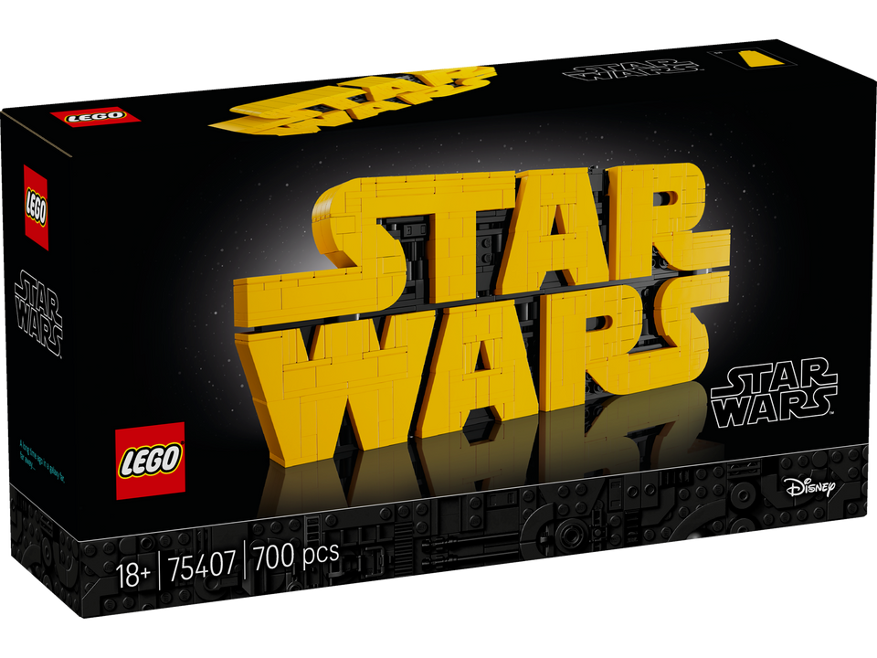 LEGO StarWars Logo aus LEGO Steinen 75407