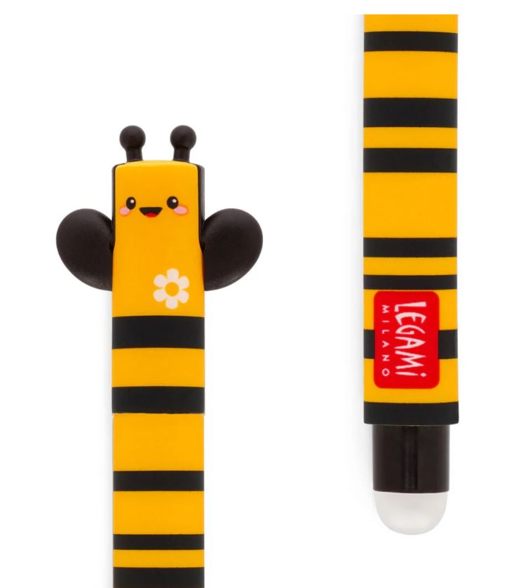 Legami Erasable Gel Pen Bee schwarz - Bild 3