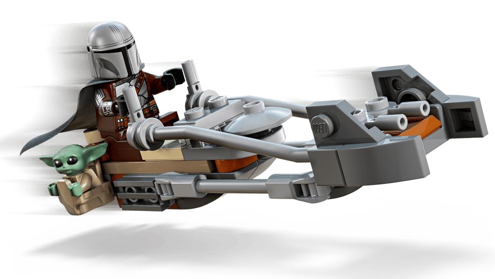 LEGO Star Wars™ 75436 Der Mandalorianer und Grogu auf ihrem Speeder Bike™ - Bild 3