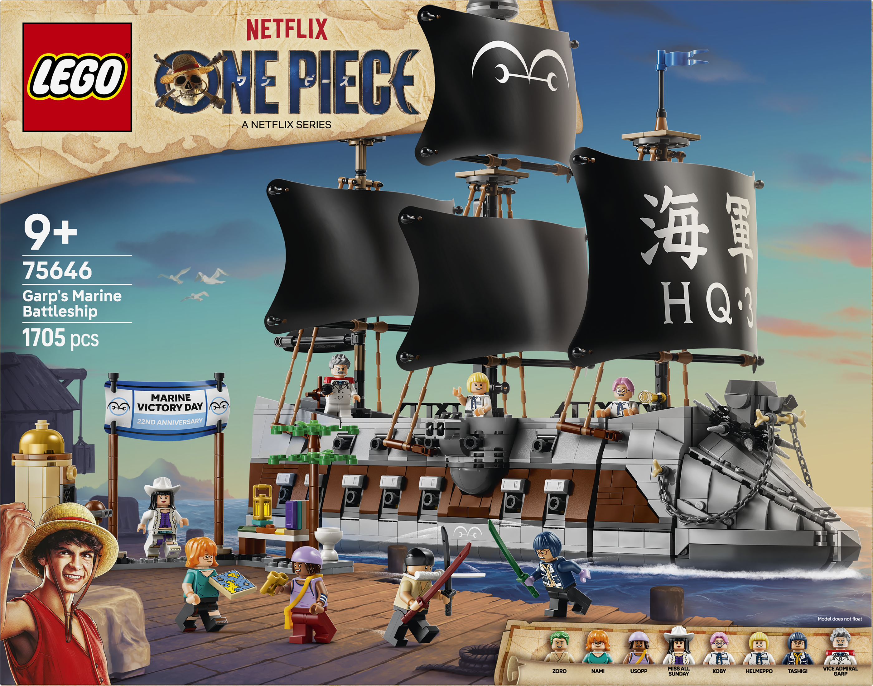 LEGO® One Piece 75646 Garps Marineschlachtschiff - Bild 9