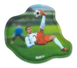 Klettie Kontur Fussballstürmer