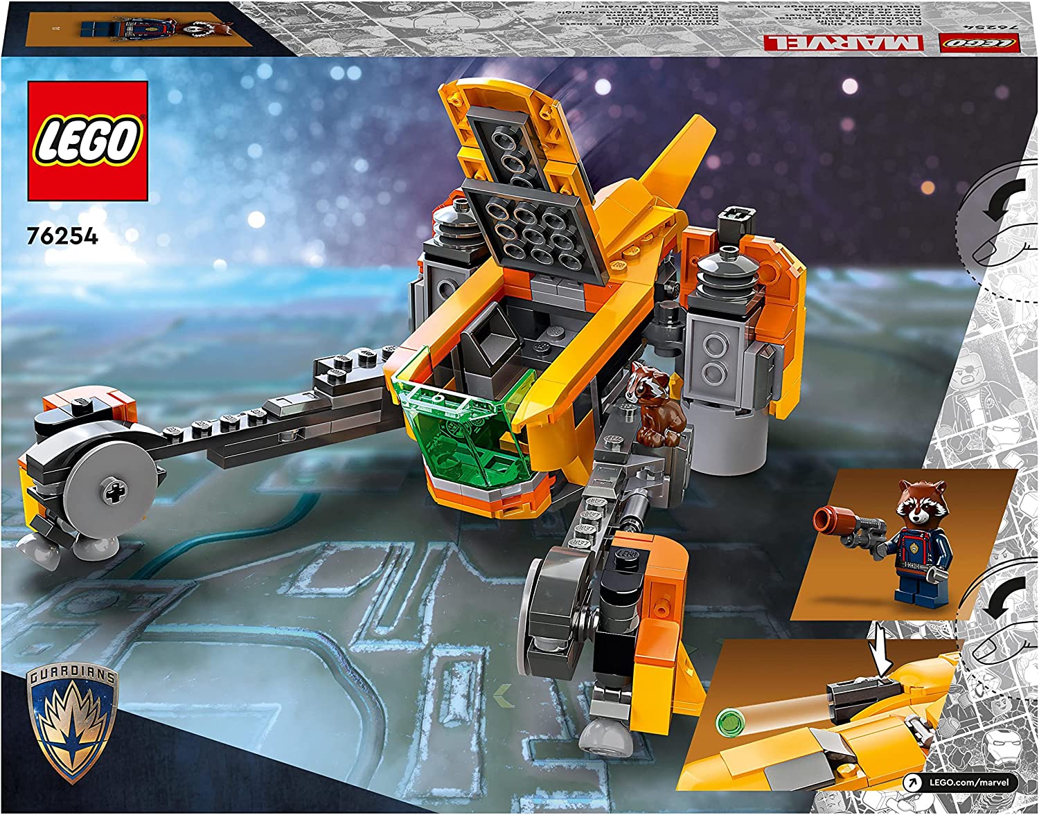 LEGO Marvel Super Heroes™ Baby Rockets Schiff 76254 - Bild 4