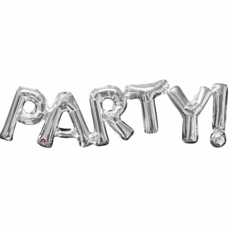Folienballon Party silber - Bild 1