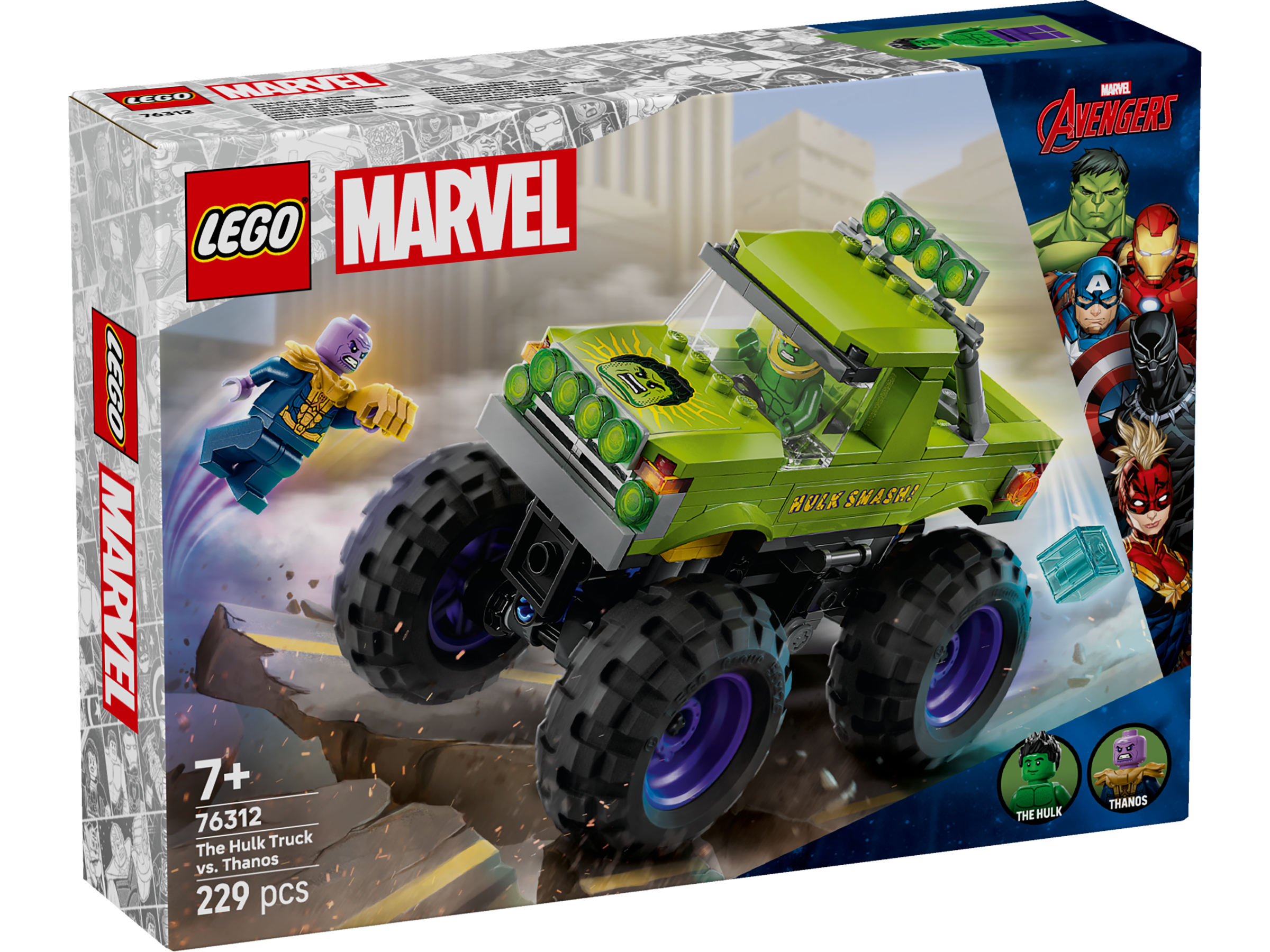 LEGO Marvel Hulk-Truck vs. Thanos 76312 - Bild 1