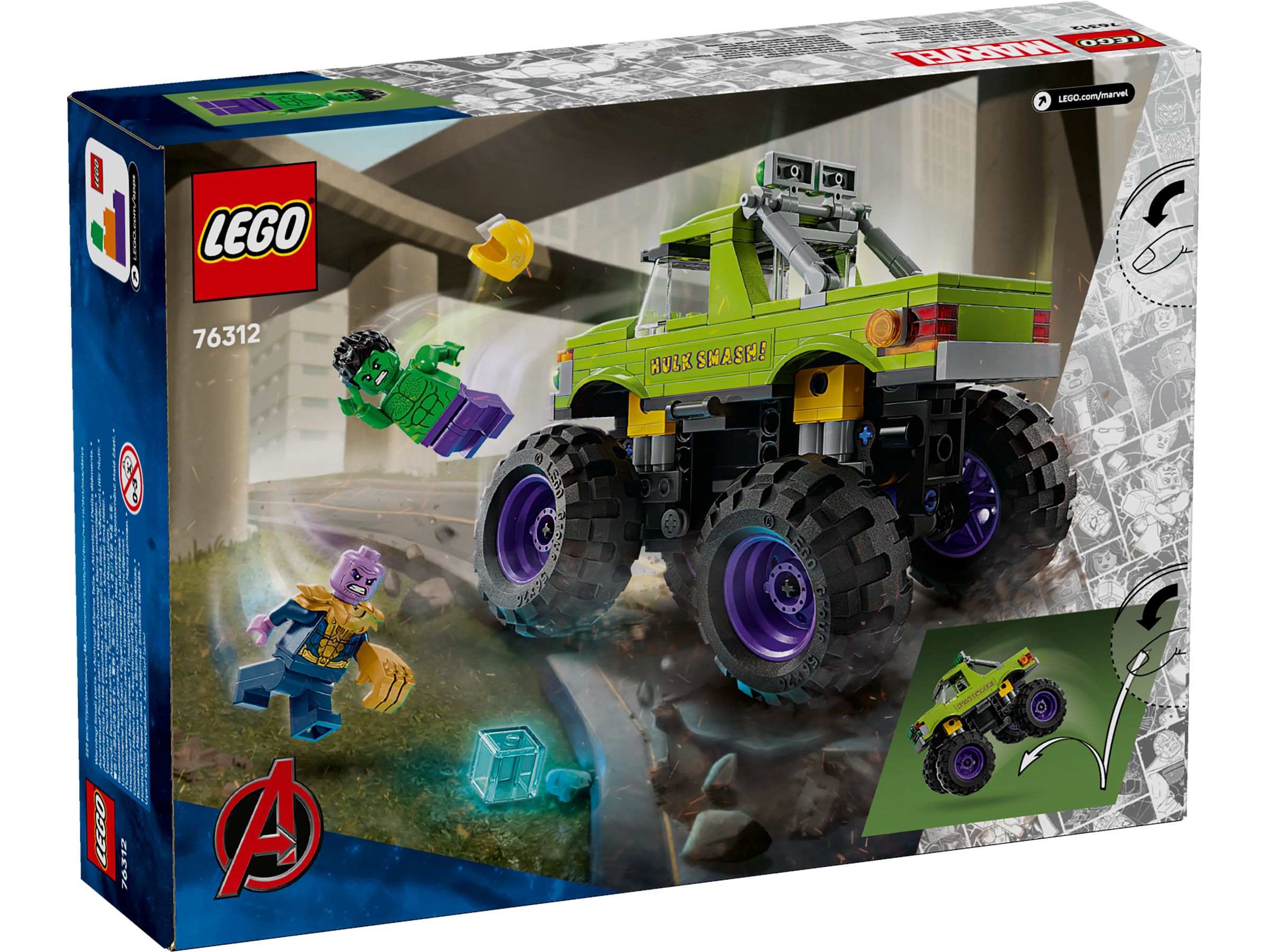 LEGO Marvel Hulk-Truck vs. Thanos 76312 - Bild 6