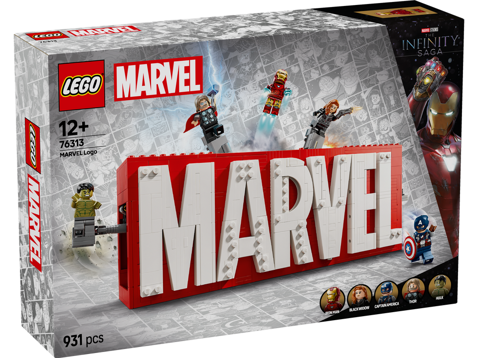LEGO MARVEL Logo & Minifiguren 76313