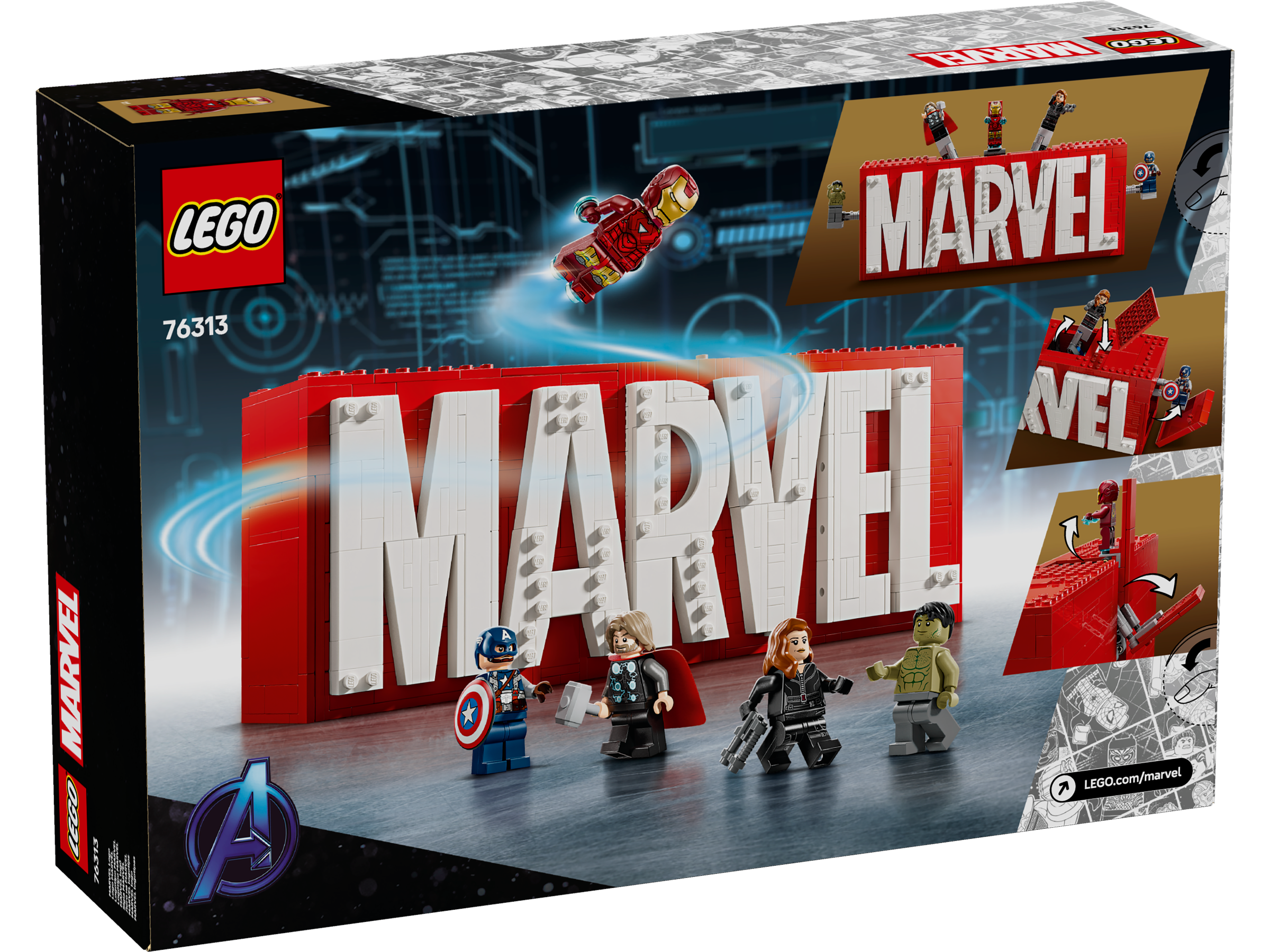 LEGO MARVEL Logo & Minifiguren 76313 - Bild 7