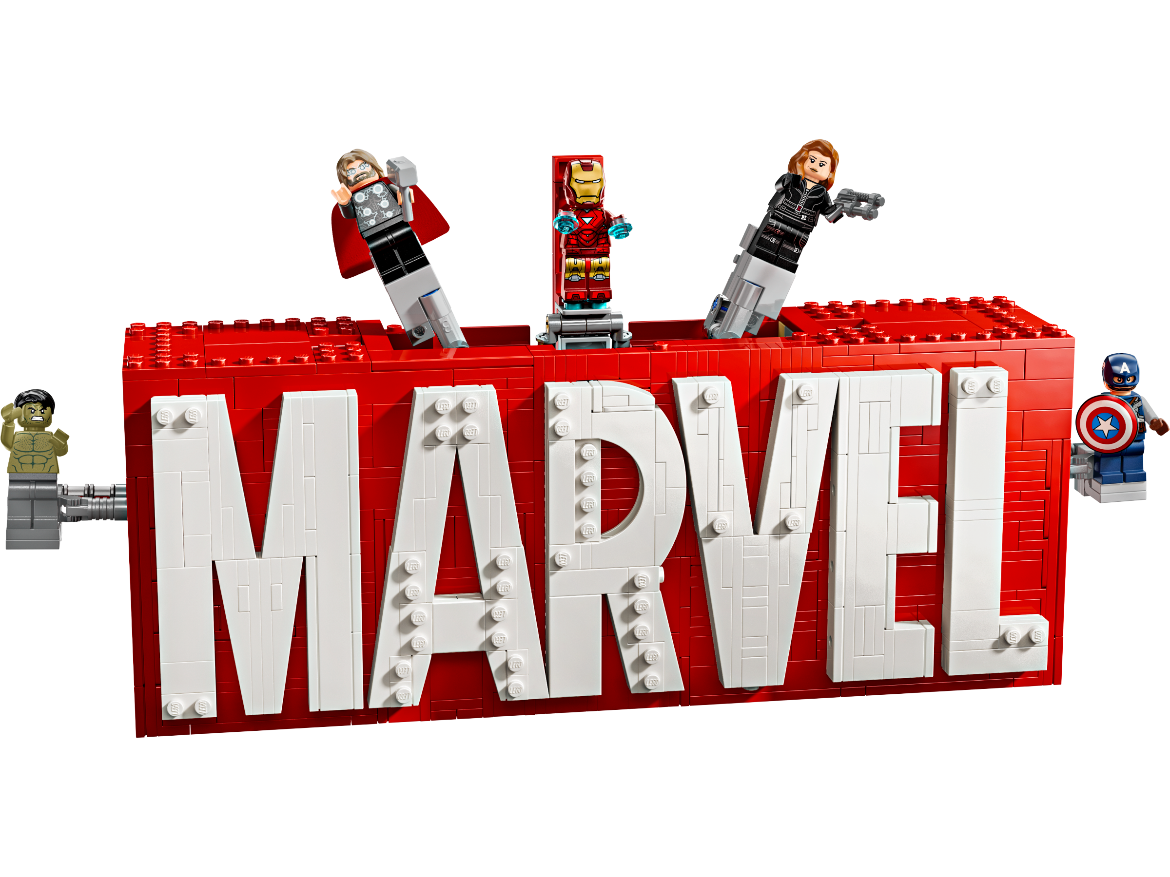 LEGO MARVEL Logo & Minifiguren 76313 - Bild 2