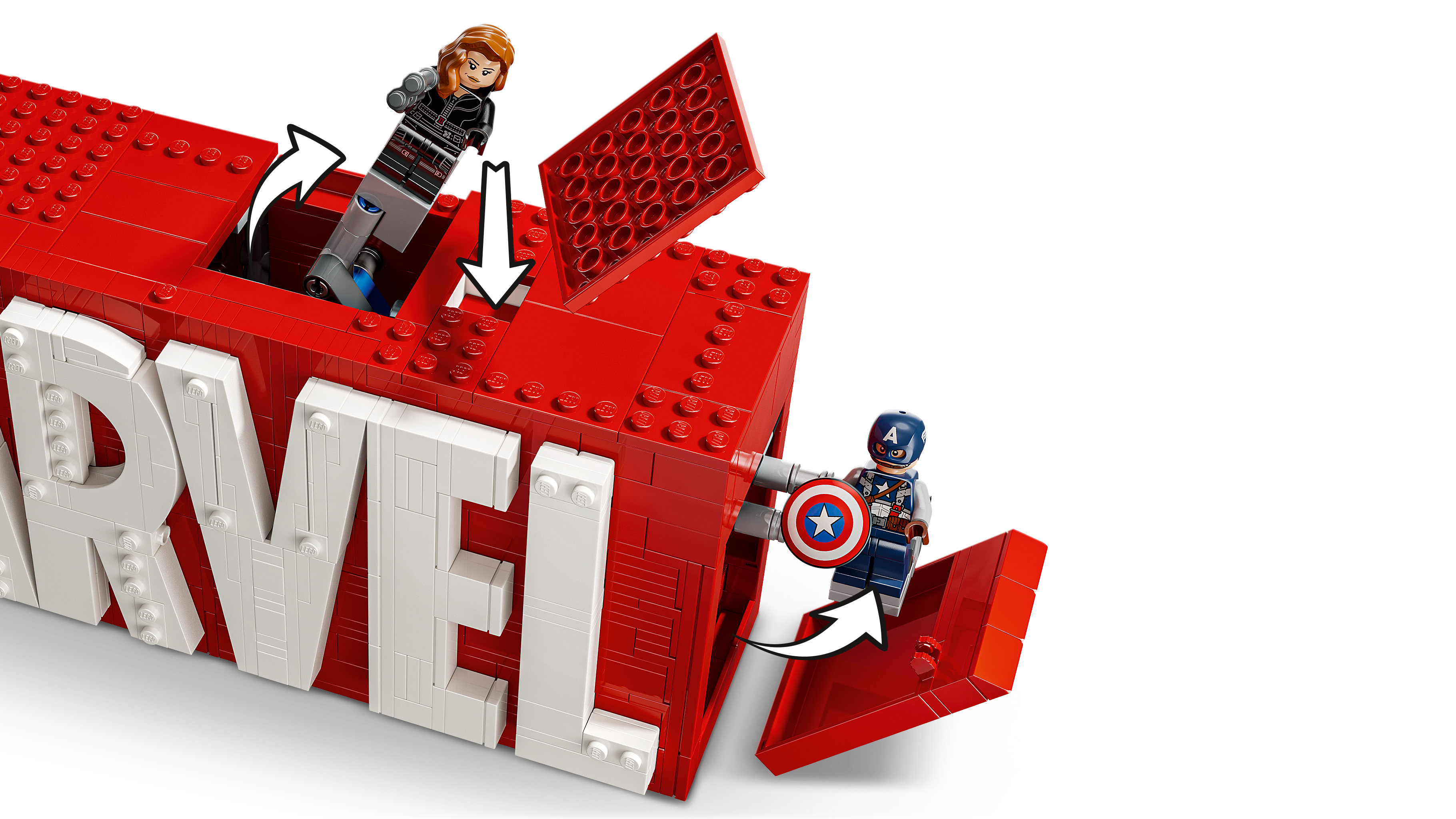 LEGO MARVEL Logo & Minifiguren 76313 - Bild 4