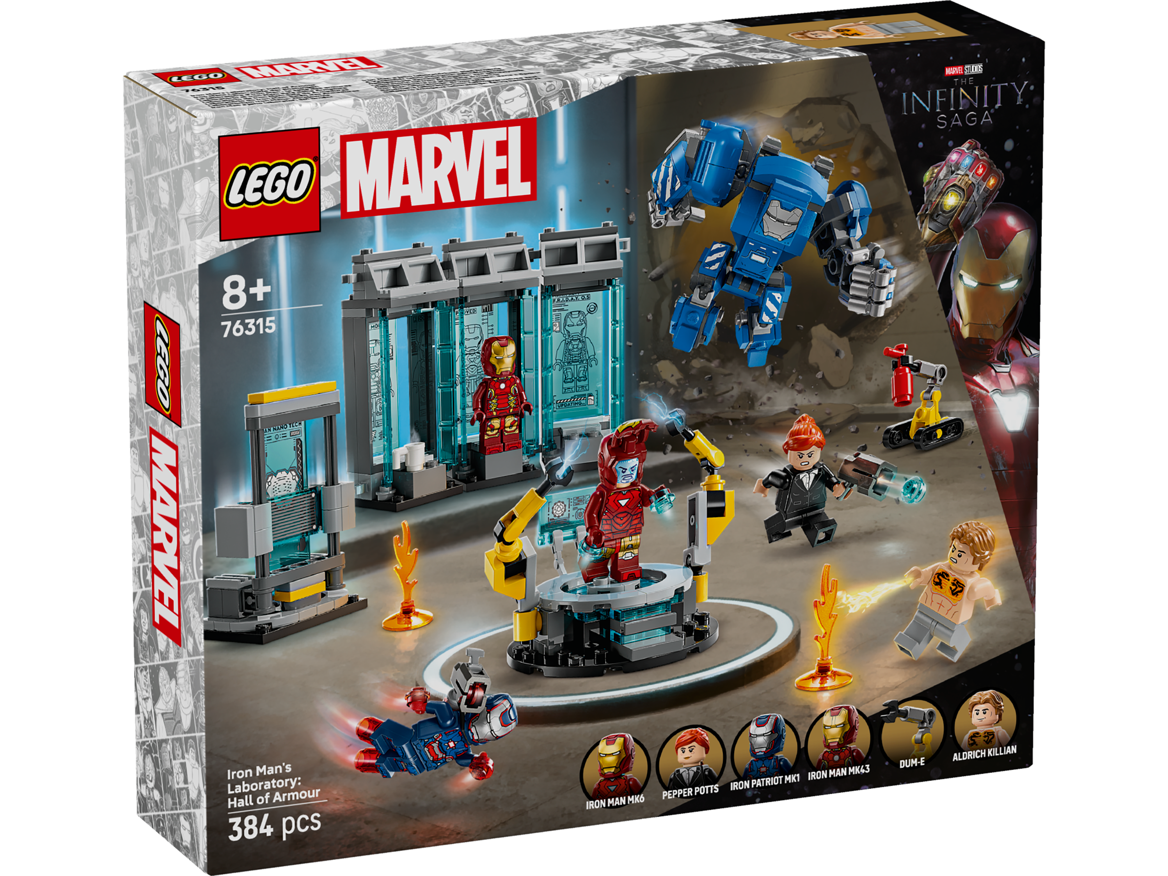 LEGO Marvel Iron Mans Labor 76315 - Bild 1